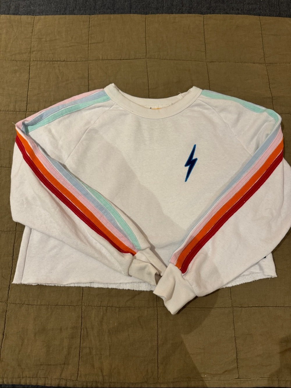 Aviator Nation cropped Crewneck Sweatshirt